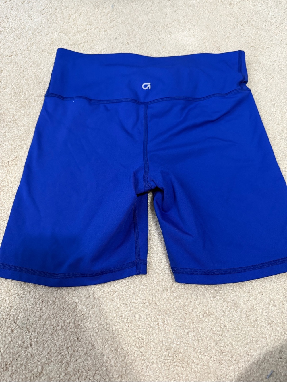 GAP Women's High-Rise Bike Shorts - Royal Blue - Picture 3 of 3